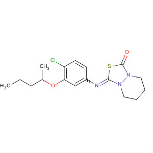 1H,3H-[1,3,4]Thiadiazolo[3,4-a]pyridazin-1-one,3-[[4-chloro-3-(sec-pentyloxy)phenyl]imino]tetrahydro-