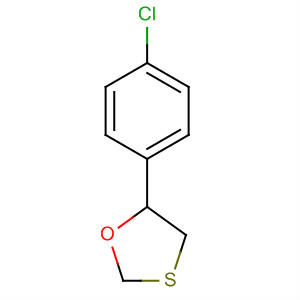 1,3-Oxathiolane, 5-(4-chlorophenyl)- molecular structure