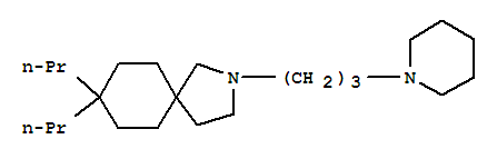 2-(3-(1-Piperidinyl)propyl)-8,8-dipropyl-2-azaspiro(4.5)decane