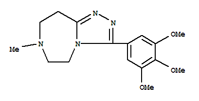 7-methyl-3-(3,4,5-trimethoxyphenyl)-6,7,8,9-tetrahydro-5H-[1,2,4]triazolo[4,3-d][1,4]diazepine