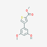 Methyl 4-(3-hydroxy-5-methoxyphenyl)thiophene-2-carboxylate