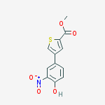 Methyl 4-(4-hydroxy-3-nitrophenyl)thiophene-2-carboxylate