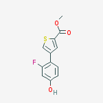 Methyl 4-(2-fluoro-4-hydroxyphenyl)thiophene-2-carboxylate
