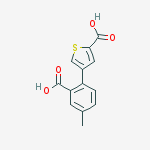 4-(2-carboxy-4-methylphenyl)thiophene-2-carboxylic Acid