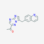 1-(7-(quinolin-6-ylmethyl)imidazo[1,2-b][1,2,4]triazin-2-yl)ethanone
