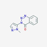 3-(1-methyl-1H-pyrazol-5-yl)-1,2,3-benzotriazin-4(3H)-one