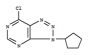 3H-1,2,3-Triazolo[4,5-d]pyrimidine, 7-chloro-3-cyclopentyl-