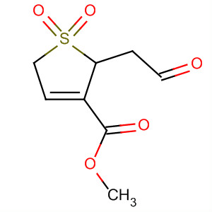 3-Thiophenecarboxylic acid, 2,5-dihydro-2-(2-oxoethyl)-, methyl ester,1,1-dioxide