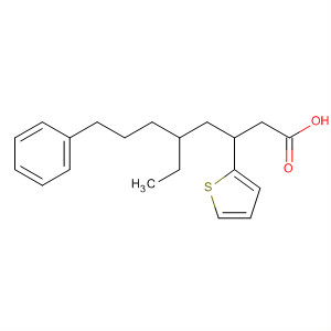 3-Thiopheneheptanoic acid, 5-(3-phenylpropyl)-