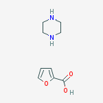furan-2-carboxylic acid - piperazine (1:1)
