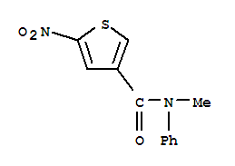 3-thiophenecarboxamide, N-methyl-5-nitro-N-phenyl-