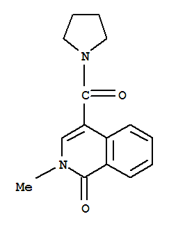 2-methyl-4-(pyrrolidin-1-ylcarbonyl)isoquinolin-1(2H)-one