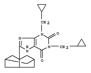 1,3-bis(cyclopropylmethyl)-8-(hexahydro-2,5-methanopentalen-3a(1H)-yl)-3,7-dihydro-1H-purine-2,6-dione
