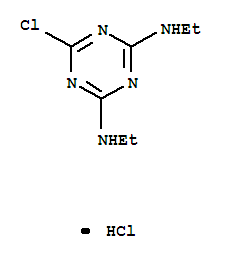 6-chloro-N,N'-diethyl-1,3,5-triazine-2,4-diamine hydrochloride (1:1)