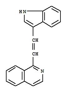 1-[2-(1H-indol-3-yl)ethenyl]isoquinoline