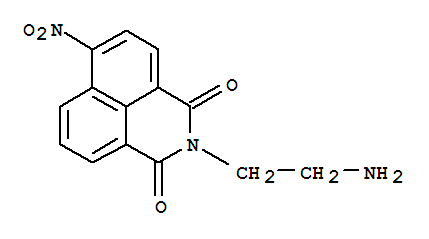 1H-Benz[de]isoquinoline-1,3(2H)-dione, 2-(2-aminoethyl)-6-nitro-