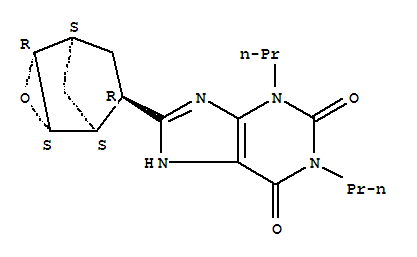 8-[(1S,2R,4S,5S,6R)-3-oxatricyclo[3.2.1.0~2,4~]oct-6-yl]-1,3-dipropyl-3,7-dihydro-1H-purine-2,6-dione