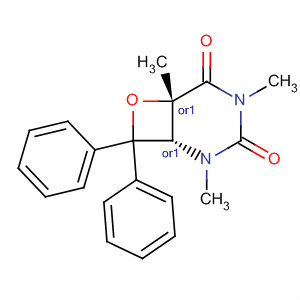 7-Oxa-2,4-diazabicyclo[4.2.0]octane-3,5-dione,2,4,6-trimethyl-8,8-diphenyl-, (1R,6S)-rel-
