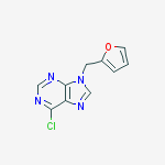 6-chloro-9-(furan-2-ylmethyl)-9H-purine