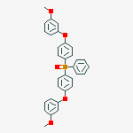 Phosphine oxide, bis[4-(3-methoxyphenoxy)phenyl]phenyl- molecular structure