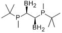 (S,S)-1,2-BIS[(TERT-BUTYL)METHYLPHOSPHINO]ETHANE BIS(BORANE) molecular structure