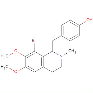 Phenol,4-[(8-bromo-1,2,3,4-tetrahydro-6,7-dimethoxy-2-methyl-1-isoquinolinyl)methyl]-