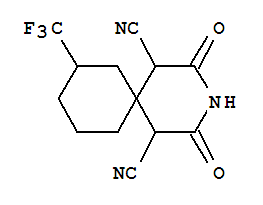 2,4-dioxo-8-(trifluoromethyl)-3-azaspiro[5.5]undecane-1,5-dicarbonitrile