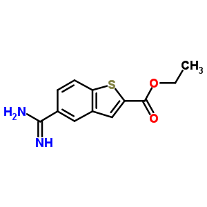 ethyl 5-carbamimidoylbenzothiophene-2-carboxylate