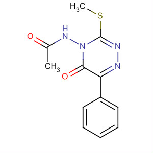 Acetamide, N-[3-(methylthio)-5-oxo-6-phenyl-1,2,4-triazin-4(5H)-yl]-