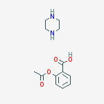2-acetyloxybenzoic Acid;piperazine