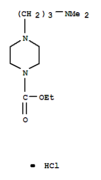ethyl 4-[3-(dimethylamino)propyl]piperazine-1-carboxylate hydrochloride (1:1)