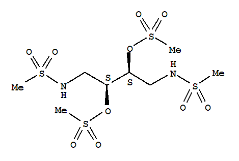 2,2,9,9-tetraoxido-2lambda~6~,9lambda~6~-dithia-3,8-diazadecane-5,6-diyl dimethanesulfonate