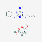 (z)-but-2-enedioic Acid;4-n-butyl-2-n-cyclohexyl-1,3,5-triazine-2,4,6-triamine