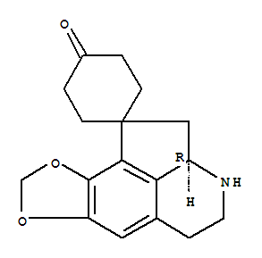 Spiro[cyclohexane-1,1'(2'H)-cyclopenta[ij][1,3]dioxolo[4,5-g]isoquinolin]-4-one,2'a,3',4',5'-tetrahydro-, (2'aR)-