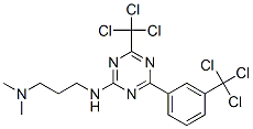 N,N-Dimethyl-N-[4-(trichloromethyl)-6-[3-(trichloromethyl)phenyl]-1,3,5-triazin-2-yl]-1,3-propanediamine