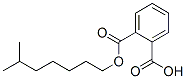 isooctyl hydrogen phthalate molecular structure