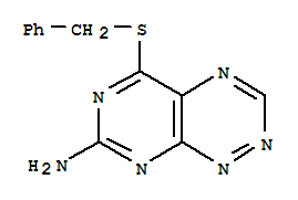 5-(benzylsulfanyl)pyrimido[5,4-e][1,2,4]triazin-7-amine