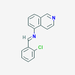 5-((O-CHLOROBENZYLIDENE)AMINO)ISOQUINOLINE