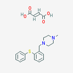 (e)-but-2-enedioic Acid;1-methyl-4-[(2-phenylsulfanylphenyl)methyl]piperazine