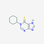 1-cyclohexyl-1,7-dihydro-6H-purine-6-thione