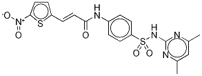 3-(5-Nitro-2-thiophene)acrylic Acid Sulfadimidine Amide