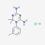 6,6-dimethyl-1-(3-methylphenyl)-1,6-dihydro-1,3,5-triazine-2,4-diamine