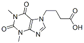 1,2,3,6-tetrahydro-1,3-dimethyl-2,6-dioxo-7H-purine-7-butyric acid