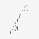 N,N-diethyl-6-(3-methoxyphenoxy)hexan-1-amine molecular structure