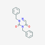 1,2,4-Triazine-3,5(2H,4H)-dione, 2,4-bis(phenylmethyl)-
