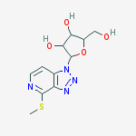 2-(hydroxymethyl)-5-(4-methylsulfanyltriazolo[4,5-c]pyridin-1-yl)oxolane-3,4-diol