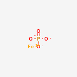 IRON(III) PHOSPHATE X H2O molecular structure