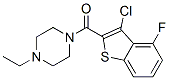 PIPERAZINE,1-[(3-CHLORO-4-FLUOROBENZO[B]THIOPHEN-2-YL)CARBONYL]-4-ETHYL-