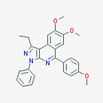 1-ethyl-7,8-dimethoxy-5-(4-methoxyphenyl)-3-phenyl-3H-pyrazolo[3,4-c]isoquinoline