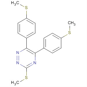 1,2,4-Triazine, 3-(methylthio)-5,6-bis[4-(methylthio)phenyl]-